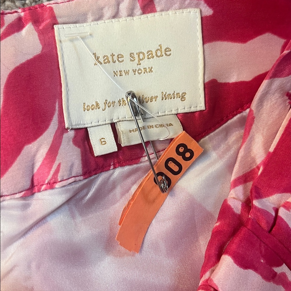 kate spade Pink and White Floral Sheath Dress - Picture 3 of 16